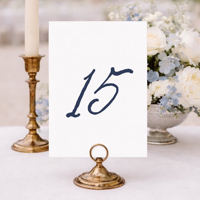 Invitation Table Poussiéreuse Bleue 15 – Mariage à rayures fr (Créateur téléchargé)