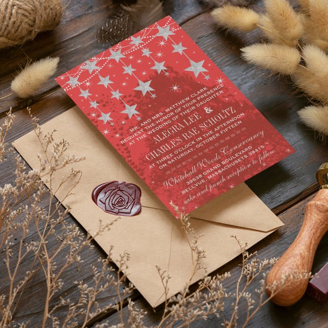 Invitation Tableau de bord du Mariage du soir sous les étoile (Créateur téléchargé)