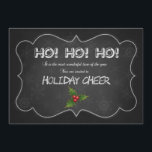 Invitation Tableau de bord unique HO HO HO Xmas Party<br><div class="desc">Merveilleux script de tableau de bord "HO HO HO",  invitation du Parti de Noël! Utilisez Personnaliser it tool pour ajouter vos propres informations ! C'est un modèle,  donc,  vous pouvez ajouter votre propre image.</div>