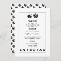 Tableau de jeu d'échecs Roi et Reine Soirée de mar