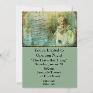 Invitation Tableau de l'acteur et de la chanson