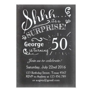 Invitations Faire Part Cartes Anniversaire 50 Ans M Zazzle Fr