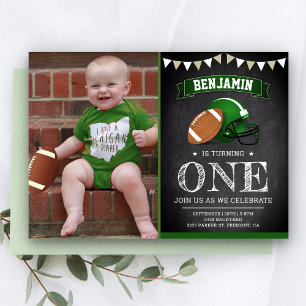 Invitation Tableau Football 1er Anniversaire Photo de fête