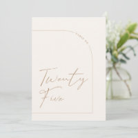 Tableau minimaliste moderne Vingt-cinq Numéro de t