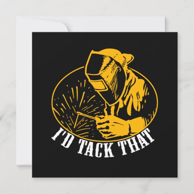 Invitation Tack ID qui soude le soudeur (Devant)