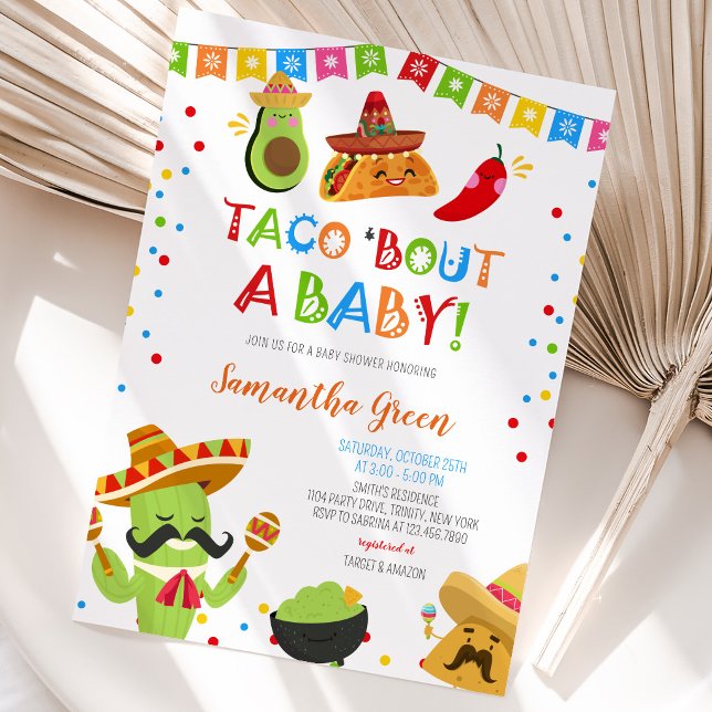 Invitation Taco à propos d'une Baby Shower (Créateur téléchargé)