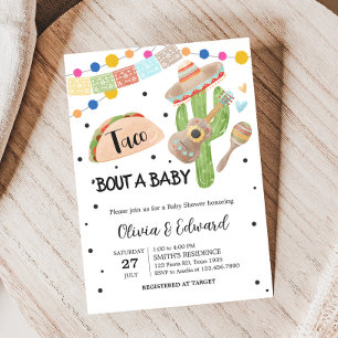 Invitation Taco Bout A Baby Cactus Baby shower