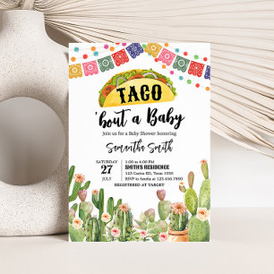 Invitation Taco Bout A Baby Fiesta Baby shower