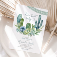 Taco Bout A Baby Green Cactus Baby shower