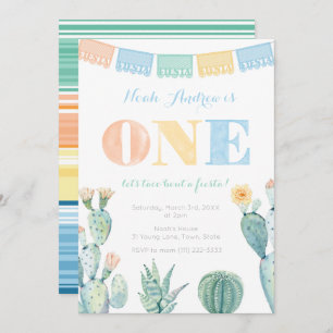 Invitation Taco Bout A Fiesta Boy 1er Anniversaire