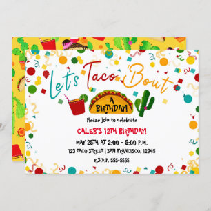Invitation Taco Bout Fête d'anniversaire