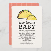 Taco Bout Fiesta Baby shower par la poste