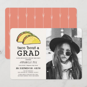 Invitation Taco Bout GRAD Photo Drive-by Graduation Party