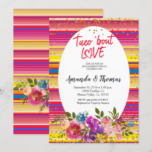 Invitation Taco Bout Love