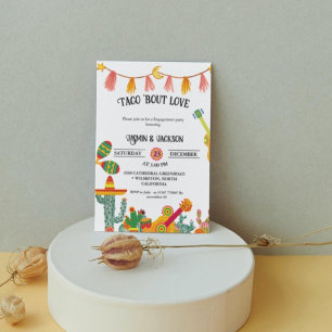 Invitation Taco 'Bout Love Cactus Engagement