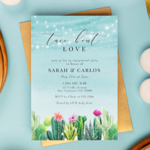 Invitation Taco 'Bout Love Cactus Fiesta Party