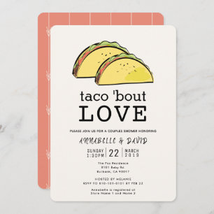 Invitation Taco Bout Love Couples Douche