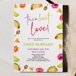 Invitation Taco Bout Love ! Fête des mariées Fiesta
