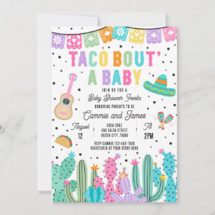 Invitation Taco Bout' Un Baby shower de Fiesta Mexicain