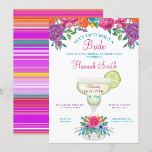Invitation Taco Bout Une Mariée Fête des mariées Fiesta Invit