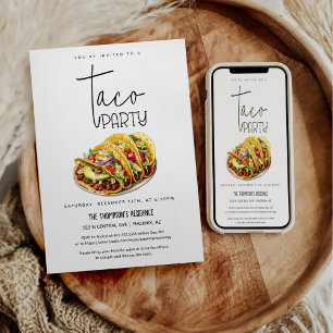 Invitation Taco Party Toute Occasion fête Taco Night Party