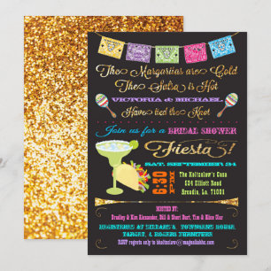 Invitation Tacos et Tequila Couples Fête des mariées Fiesta