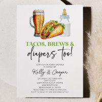 Tacos se reproduit et diapers aussi ! Baby shower