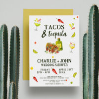 Tacos & Tequila Amusement Été Tropical Couples Dou
