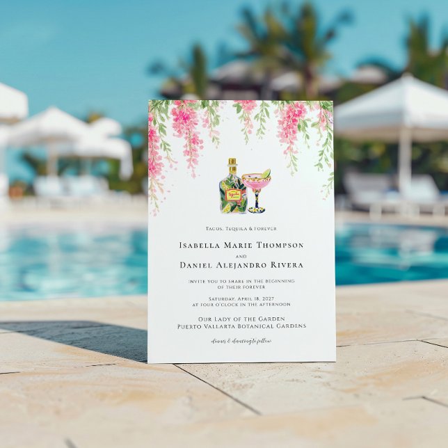 Invitation Tacos Tequila Pour Toujours Mariage (Créateur téléchargé)
