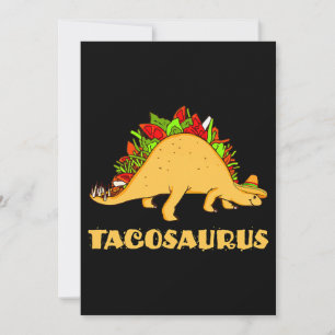 Invitation Tacosaurus Cinco de Mayo Funny Taco Dinosaur