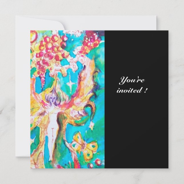 Invitation TAILLE DE CORRECTION DE GRAISSE1 noire (Devant)