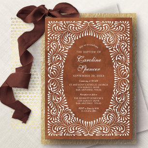 Invitation Talavera Terre Cuite Fête de Fiançailles