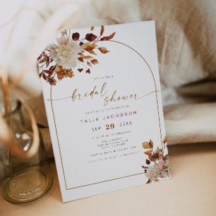 Invitation TALIA Bohemian Terracotta Blush Arch Fête des mari