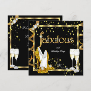 Invitation Talons Hauts Fabulueux Paillettes Diamant Or Soiré