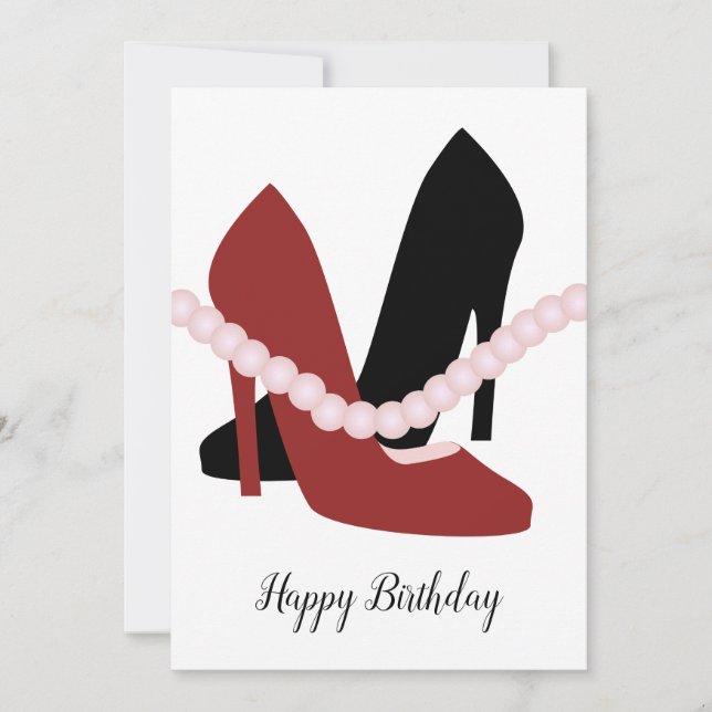 Invitation Talons Mignons Perles Fashionista Femme (Devant)