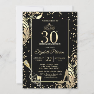 Invitation Talons scintillants Tiara Diamants Tourbillons 30e