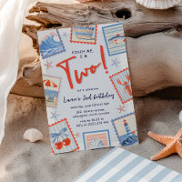 Tampon Coastal Pinch Me pour un 2e anniversaire