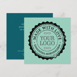Invitation Tampon - VOTRE TEXTE & LOGO 3