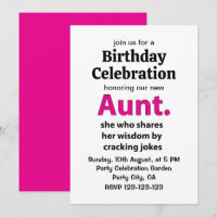 Tante Tante Anniversaire