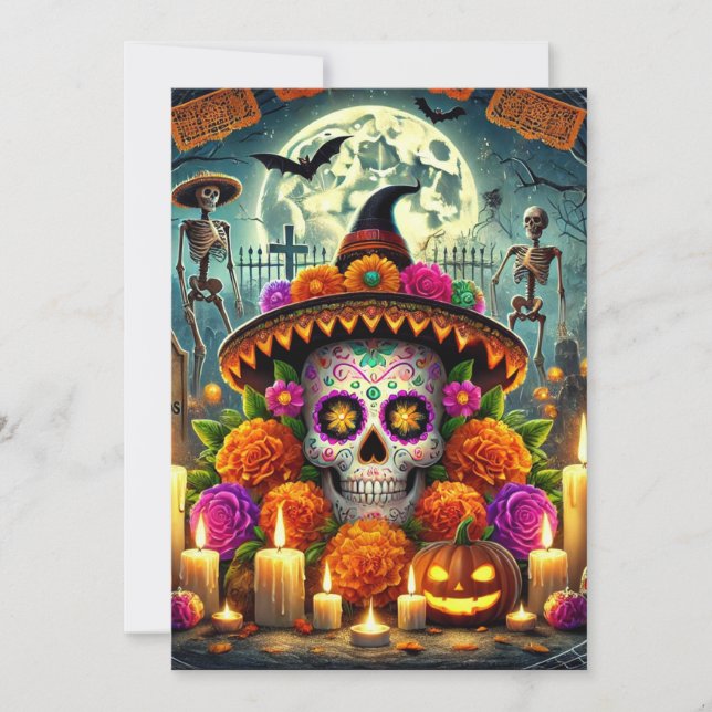 Invitation Tapis de souris joyeux Halloween  (Devant)