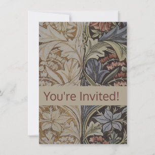 Invitation Tapisserie de Jacinthe de William Morris Botanique