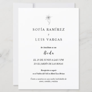 invitation tarjetas de boda en espanol