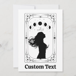 Invitation Tarot personnalisé Féministe Meilleure amie Magiqu