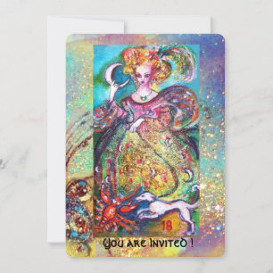 Invitation TAROTS DES OMBRES PERDUES / LA DAME DE LA LUNE, Pe