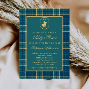 Invitation Tartan À Carreaux Classique Polo Vieille Fortune B