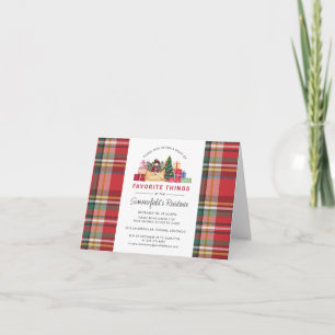 Invitation Tartan Annuel Noël Favoris Choses Festives