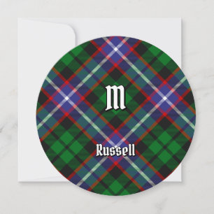 Invitation Tartan Clan Russell
