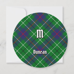 Invitation Tartan du clan Duncan