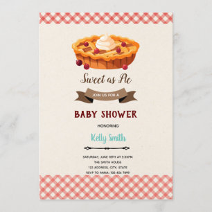 Invitation tarte aux cerises