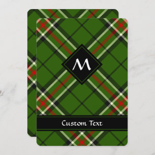 Invitation Tarte verte, noire, rouge et blanche